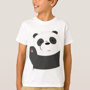 Camiseta engraçada para rapazes e crianças PANDA