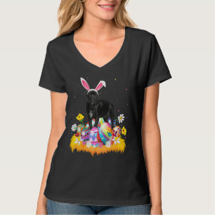 Camiseta Engraçada Páscoa de Cães de Cana de Cana de Páscoa