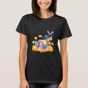 Camiseta Engraçada Páscoa - Foguete - Páscoa de Bluebird Or