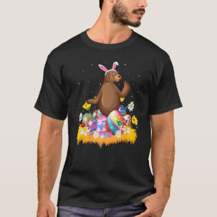 Camiseta Engraçada Páscoa Ovina Páscoa de leão no mar
