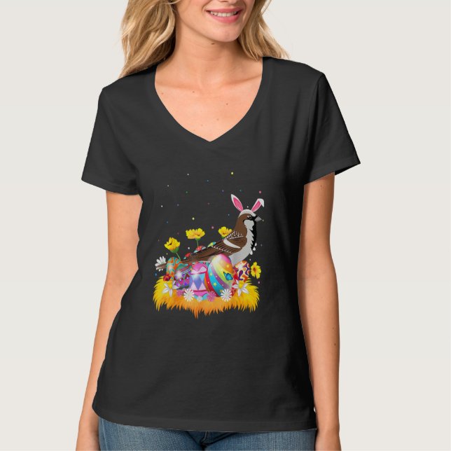 Camiseta Engraçada Páscoa Óvulo Páscoa de pássaro esparguei (Frente)