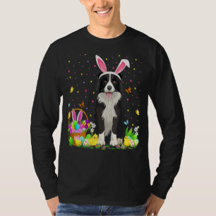 Camiseta Engraçada Páscoa, Páscoa de Cachorro Collie
