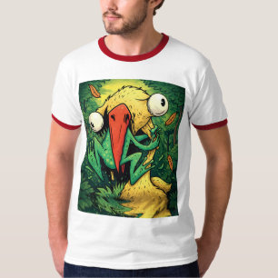 Camiseta engraçada Pelican vs Frog Swamp Nunca Des