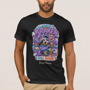 Camiseta engraçada personalizada do Laundry Kraken