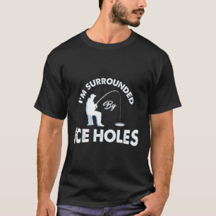 Camiseta Engraçada Pesca De Gelo De Longa Manga, Estou Cerc
