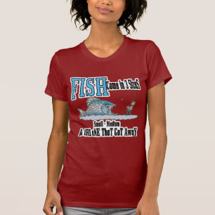 Camiseta Engraçada Pesca Humor Pesca 3 Tamanhos