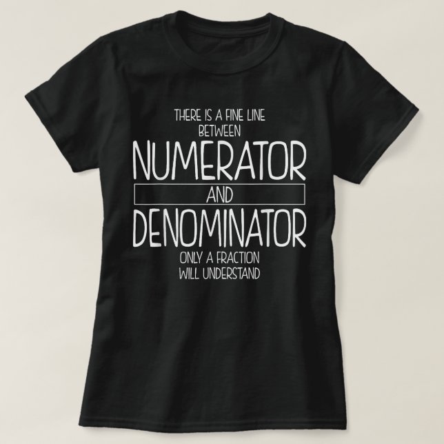Camiseta Engraçada Piada de Professores de Matemática Homen (Frente do Design)