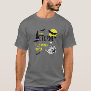 Camiseta Engraçada Procuradora Halloween, Estudante de Dire