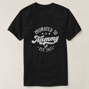 Camiseta engraçada 'Promovida a Mamãe 2025' – Perf