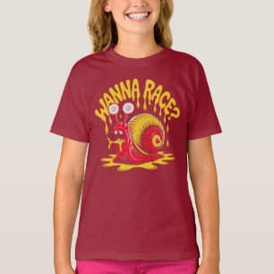 Camiseta engraçada "Quer uma corrida?" Humor fofo 