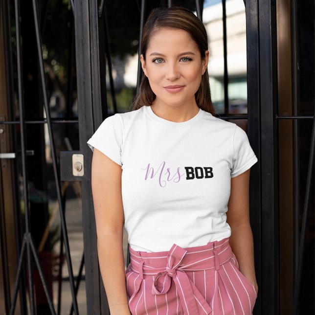 Camiseta Engraçada, recém-criada lua de mel Sra. Nova Espos (Criador carregado)