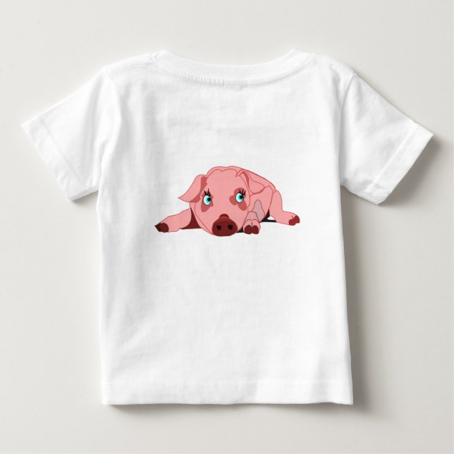 Camiseta Engraçada, Rosa, Engraçada (Verso)