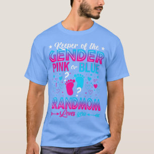 Camiseta Engraçada, Rosa Ou Azul, A Avó Te Ama A Revea De G