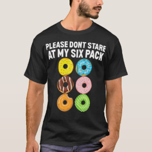 Camiseta Engraçada Rosquinha 6pack Sayings