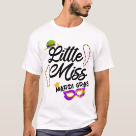 Camiseta engraçada senhorita mardi gras