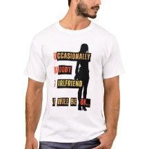 Camiseta engraçada Série ocasionalmente temperamen
