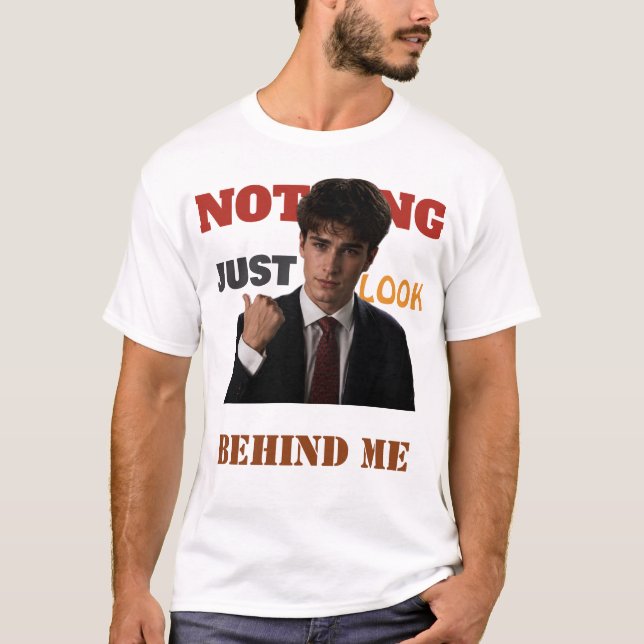 Camiseta engraçada Sigma Meme Frente & Verso | Só  (Frente)