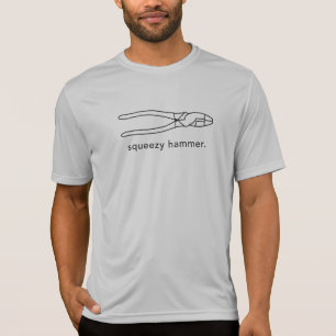 Camiseta Engraçada "Squeezy Hammer Lineman"