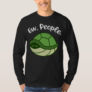 Camiseta Engraçada Tartaruga Apresenta o Introdução do P