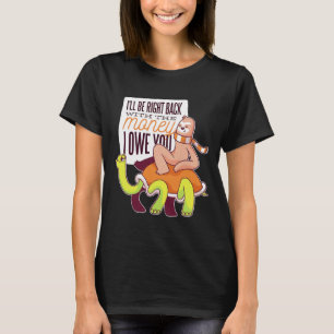 Camiseta Engraçada Tartaruga Lenta Bons Animais Divertidos