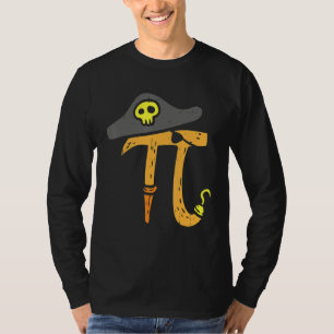 Camiseta Engraçada Taxa de Dias Pi Pirata Geeks Matemáticos