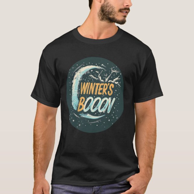 Camiseta Engraçada temporada de inverno com o Boon Costum d (Frente)