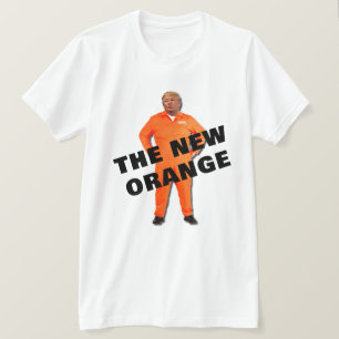 Camiseta Engraçada Trump O Novo Laranja