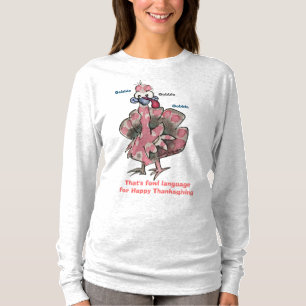 Camiseta Engraçada Turca Gobble Shirt