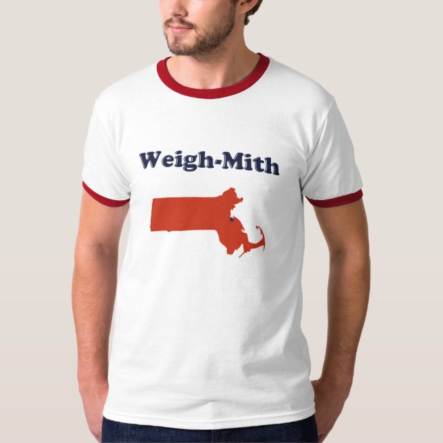 Camiseta engraçada Weymouth MA (Frente)