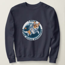 Engraçadinho fofo Cachorro aventura espacial