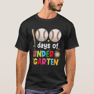 Camiseta Engraçado 100 Dias De Jardim De Infância Escolar B