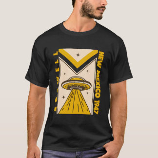 Camiseta Engraçado 1947 Roswell Novo México Geek Ufo Graphi