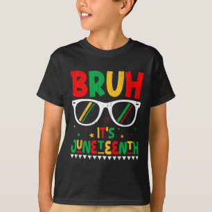 Camiseta Engraçado 19 Meninas Crianças Bruh É Junetee