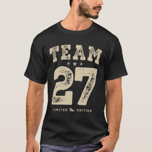Camiseta Engraçado 27 anos de idade de aniversário 27 anos