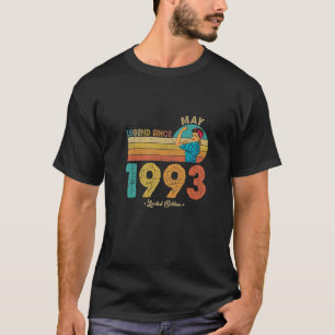 Camiseta Engraçado 29º Aniversário Legenda De Maio De 1993 