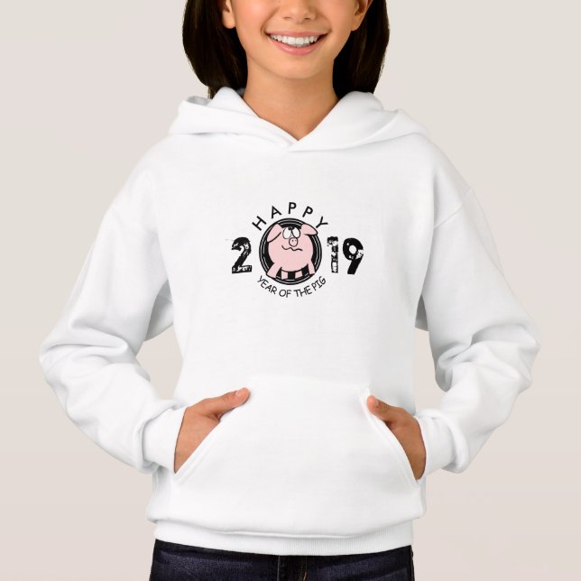 Camiseta Engraçado 2 Cartões Cozinheiro 2019 Girls Hoodie (Frente)