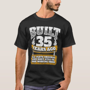 Camiseta Engraçado 35.º Aniversário B Dia de Presente Dizen