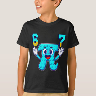 Camiseta Engraçado 3.14 6 7 meme nerd de matemática genz br