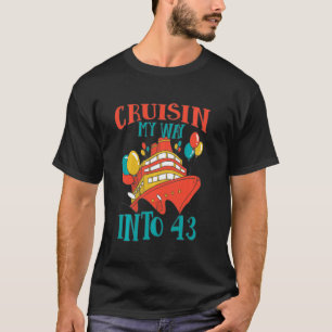 Camiseta Engraçado 43 anos de Celebração do Cruzeiro de Ani