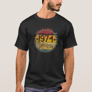 Camiseta Engraçado 48º Vintage 1974 T 48 Anos Aniversári