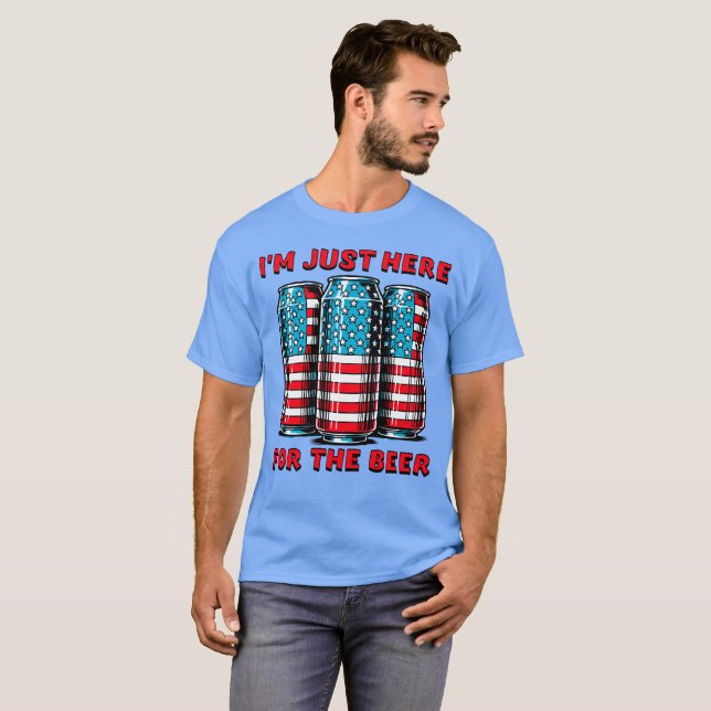 Camiseta Engraçado 4 de julho (Frente Completa)