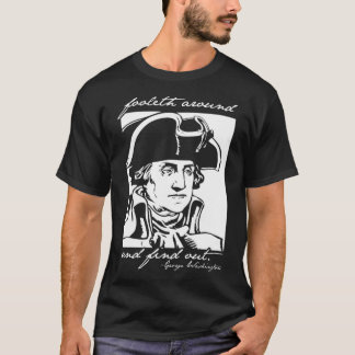 Camiseta Engraçado 4 De Julho 4 George Washington Foole