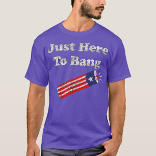 Camiseta Engraçado 4 de julho. Estou aqui para