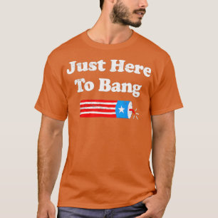 Camiseta Engraçado 4 de julho. Estou aqui para