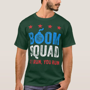 Camiseta Engraçado 4 de julho, se eu te correr, corra uma c