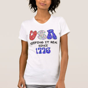 Camiseta engraçado 4o julho