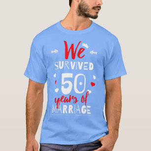 Camiseta Engraçado 50º aniversário de casamento Presentes p