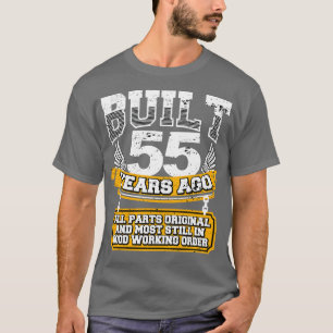Camiseta Engraçado 55. º aniversário de Shirt Vintage const