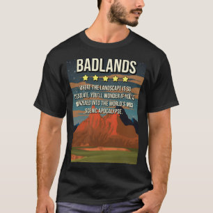 Camiseta Engraçado 5 Star Badlands National Park Review