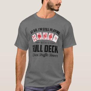 Camiseta Engraçado 60º aniversário com cartões de 60 an